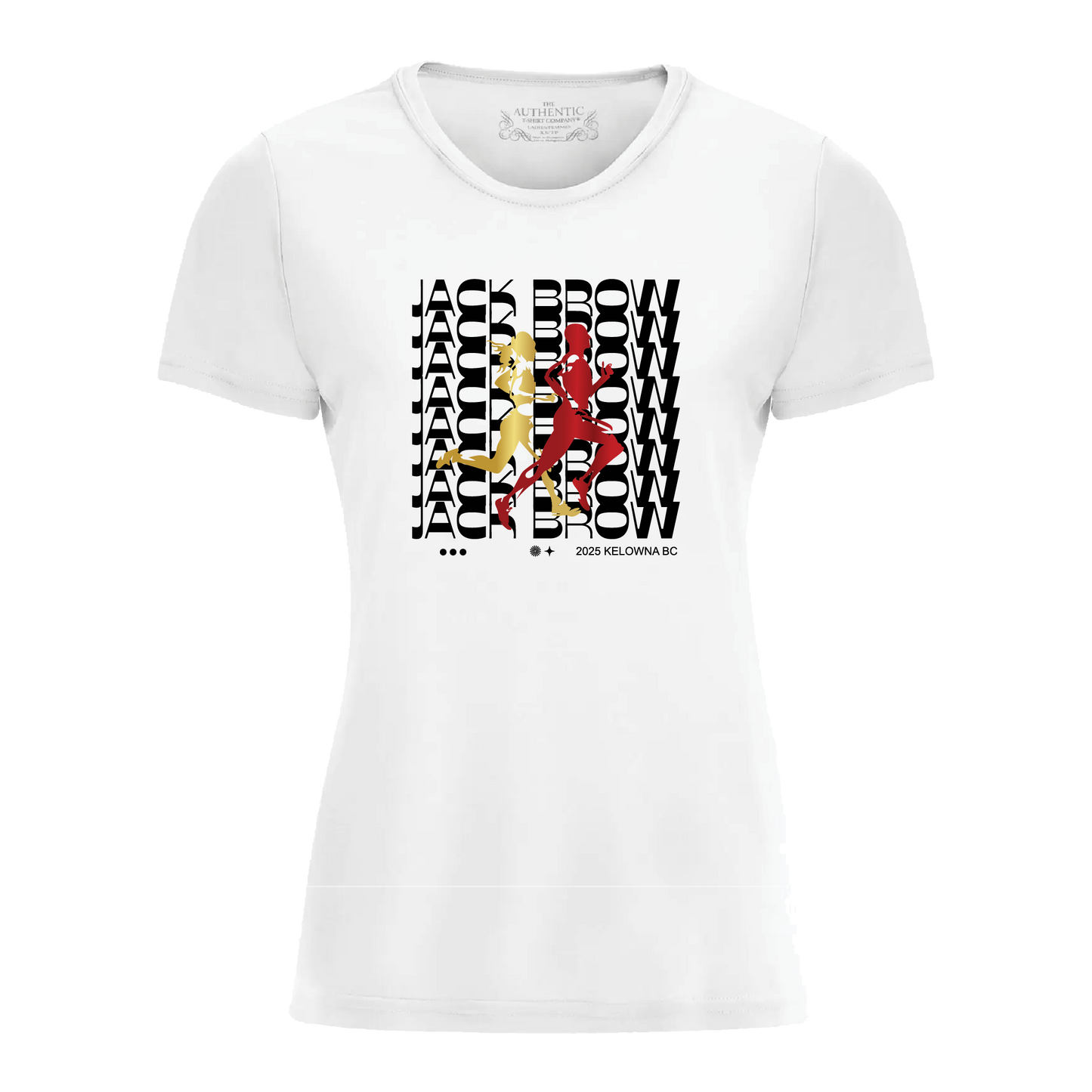 Jack Brow Track & Field 2025 | Women's Athletic Tee - White