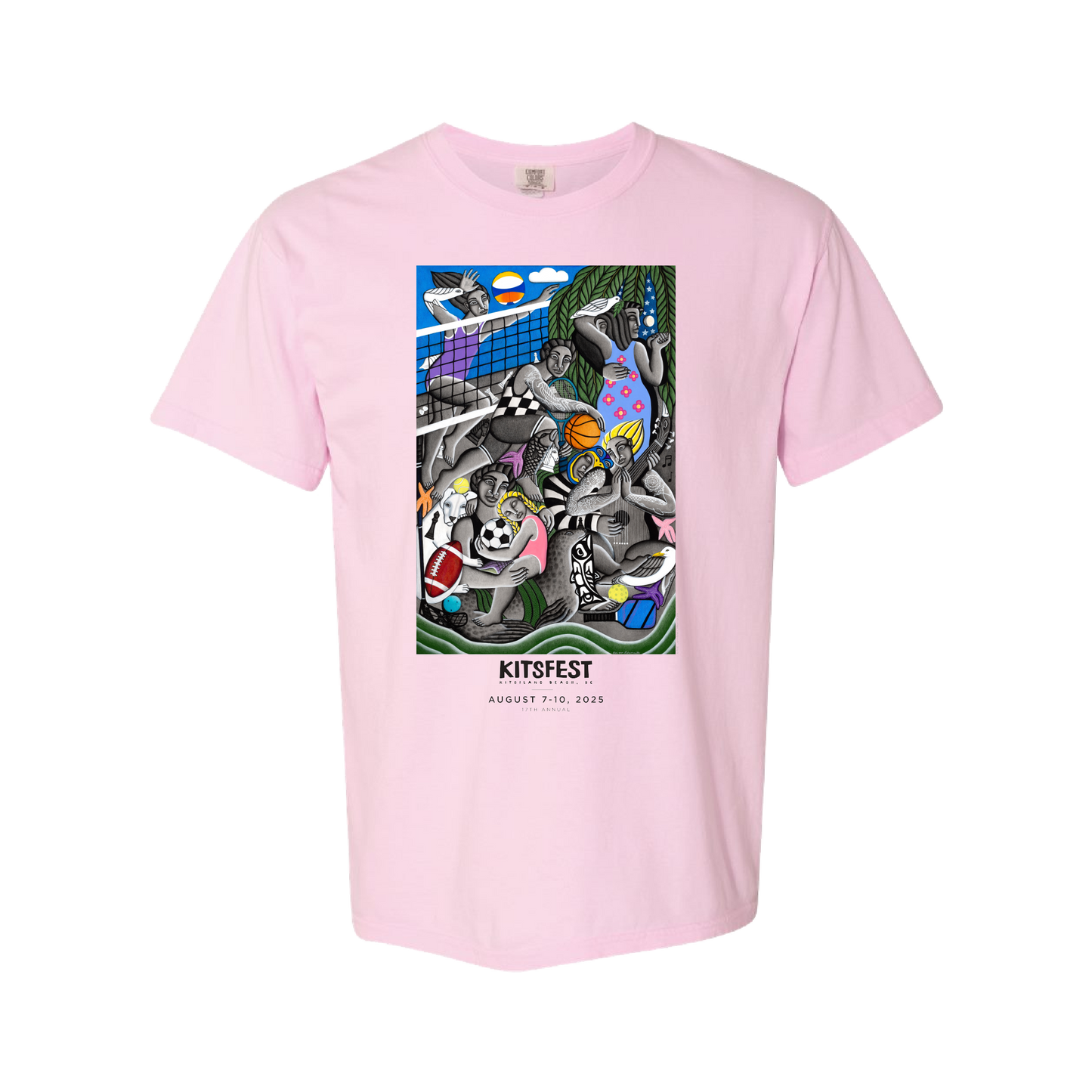 KITSFEST 2025 YOUTH Tee - Blossom or Oatmeal