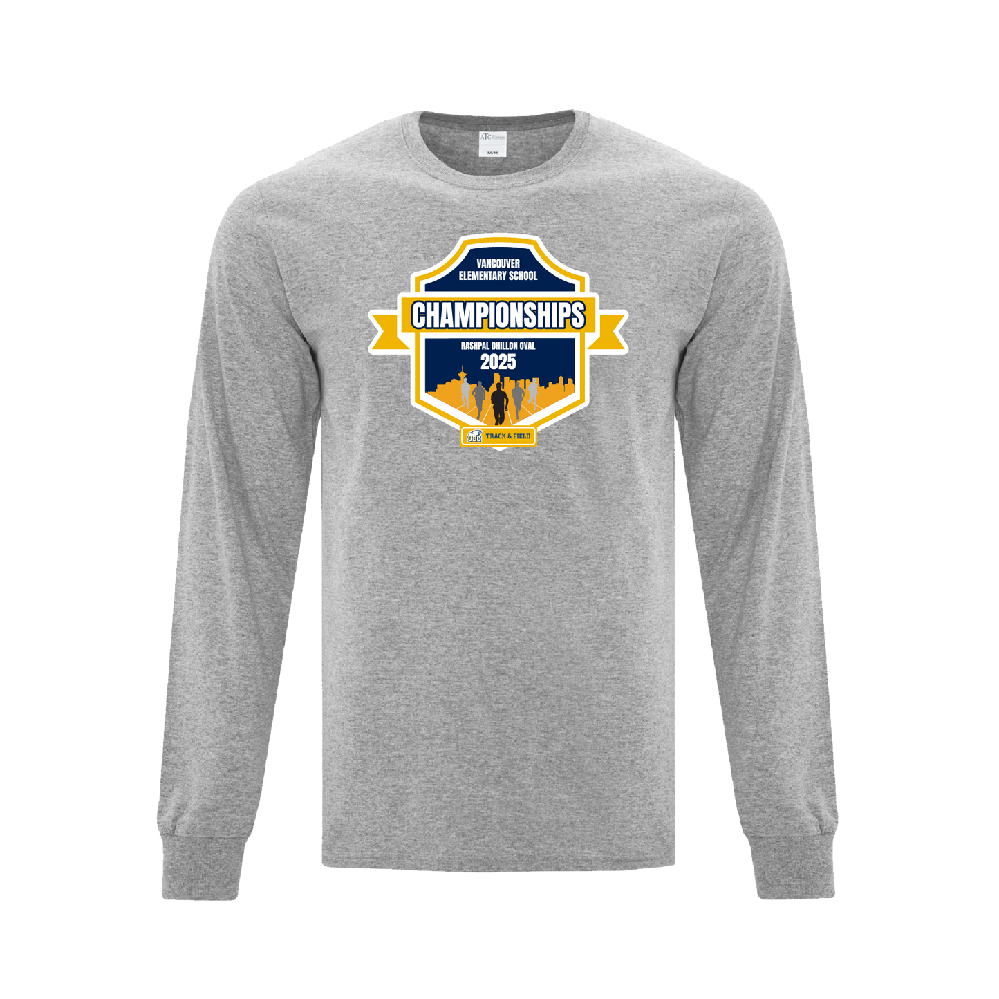 VESC 2025 Youth Long Sleeve Shirt - Heather Grey