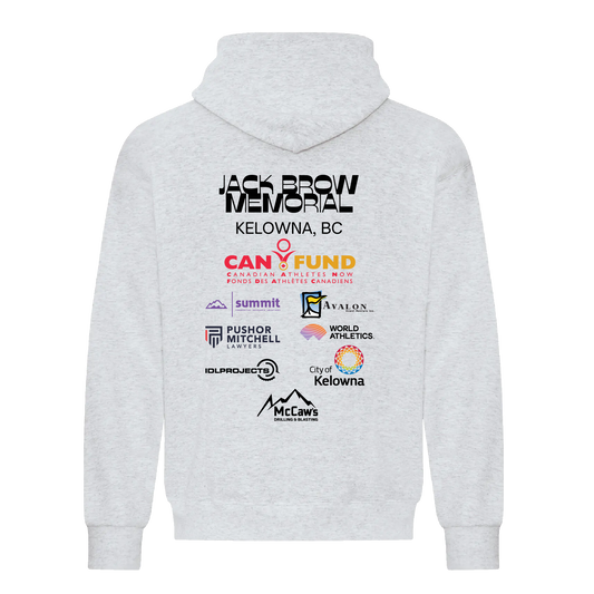 Jack Brow Track & Field 2025 | ATC Hoodie - Ash Grey