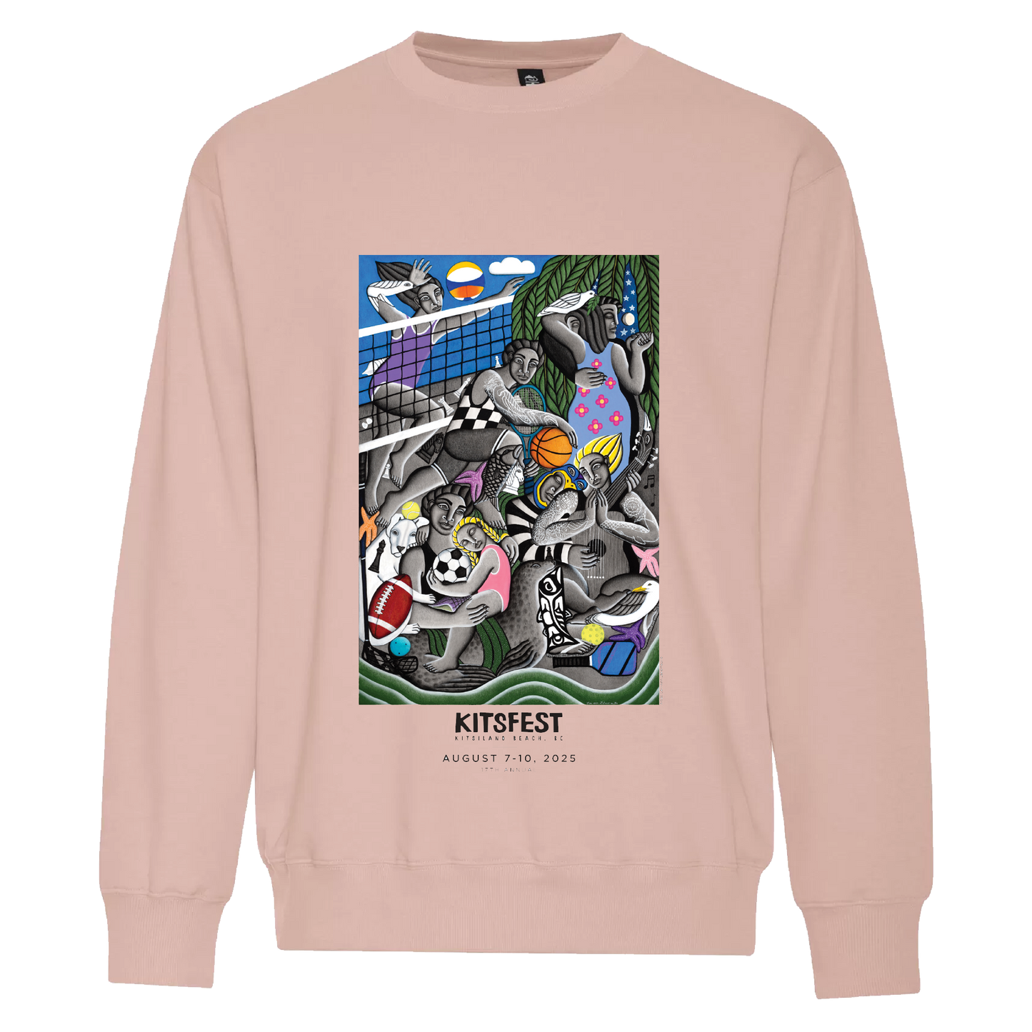 KITSFEST 2025 Crewneck - Rose