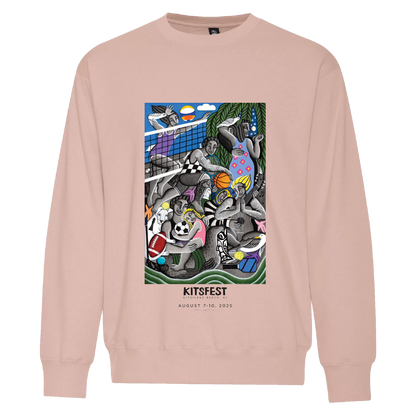KITSFEST 2025 Crewneck - Rose